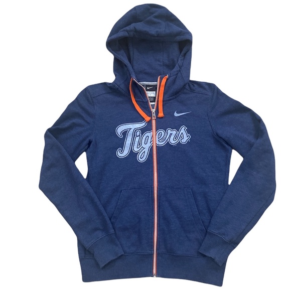 Nike Tops - Nike Detroit Tigers Full Zip Hoodie Sz. M